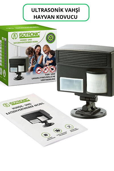 İsotronic Hareket Sensörlü Çoklu Frekanslı Vahşi Hayvan Kovucu – Ultrasonik, ...
