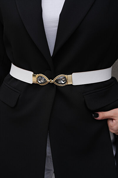 MODAM HİFA Pear Stone Elastic Femei Curea Rochie Curea Cămașă Curea Jachetă Curea Stone Belt Pantaloni