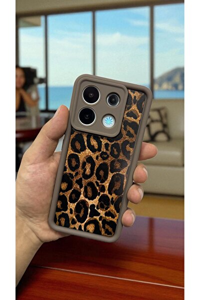 KVK PRİVACY Xiaomi Note 13 Pro 5g Uyumlu – Leopar Desenli, Yumuşak Silikon Kılıf, Darbeye Karşı Dayanıklı Kapak