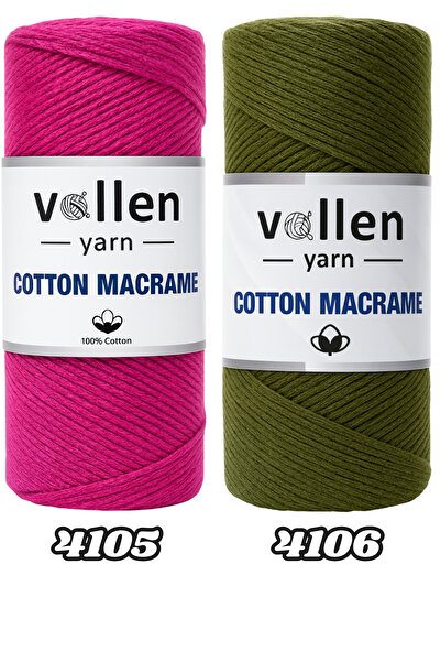 vollen yarn Premıum Koton Pamuk Makrome Ipi,2mm Pamuk Zincir Makrome,supla,çanta Ipi,buz Mavi
