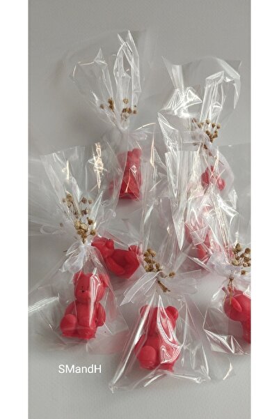 SMandH 15 Adet Jelatinli Ayıcık Mum Kına, Söz, Nişan, Nikah, Düğün, Bebek, Babyshower, Doğum Günü Hediyelik