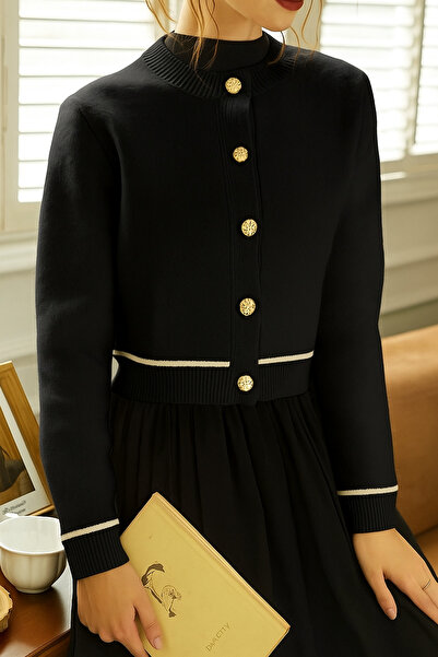 miyoshi Düğmeli Triko Kadın Hırka