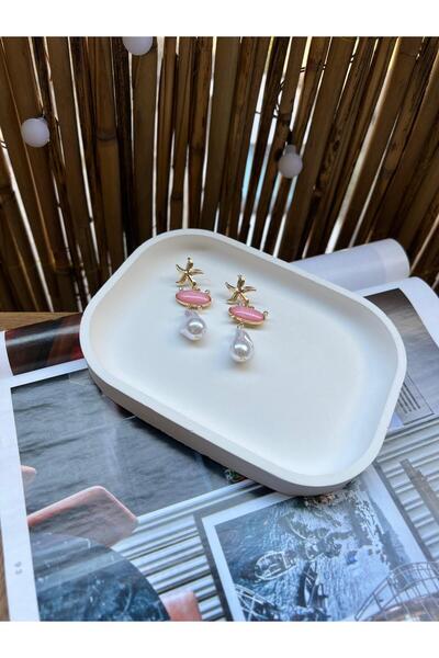 Unzilee Sea Star Pearl Dangle Earrings