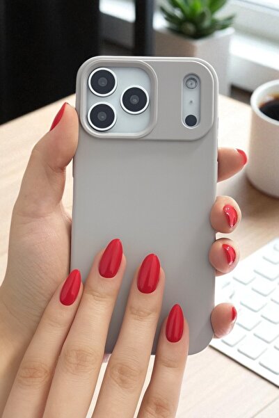 KVK PRİVACY Apple iPhone 17 Pro Uyumlu – Taş Lansman Liquid Silikon Kılıf, Da...