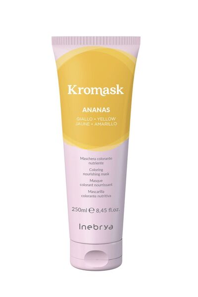 Inebrya قناع صبغة كروماسك أصفر الأناناس 250 مل |   العناية الملونة التي تمنح ...