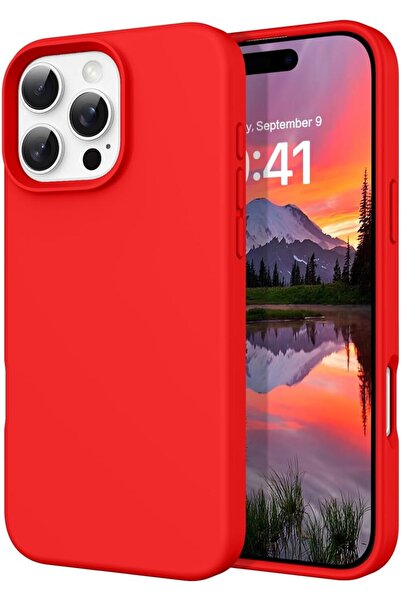 HyperAge iPhone 16 PRO Kılıf Içi Kadife Kamera Yükseltili Lansman Silikon Kap...
