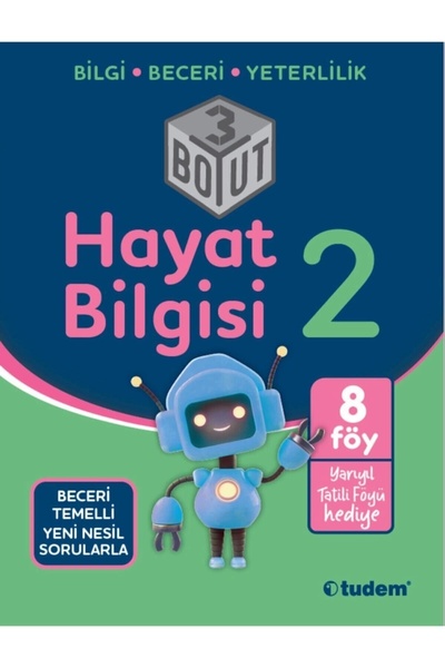 Tudem Yayınları - Ders Kitapları 2.sınıf Hayat Bilgisi 3 Boyut - Tudem