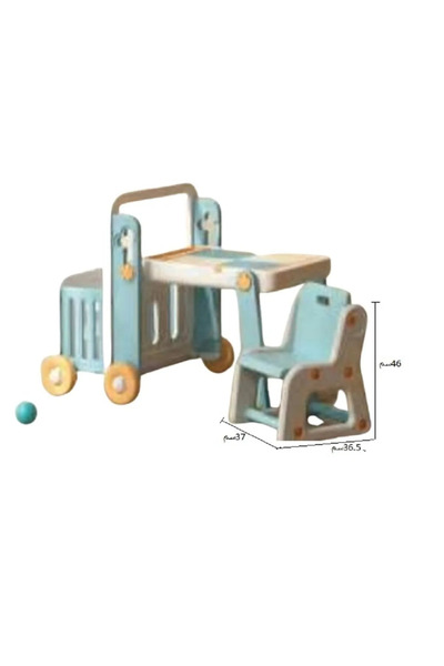 FULLJOY Car Design Table with Drawing Board and Chair, FJY-JMB01