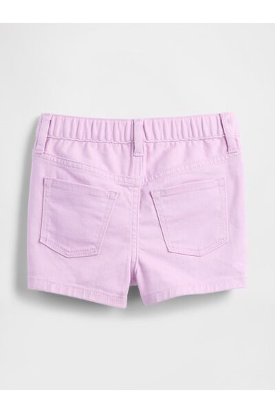 GAP Kız Bebek Pembe Denim Şort Etek