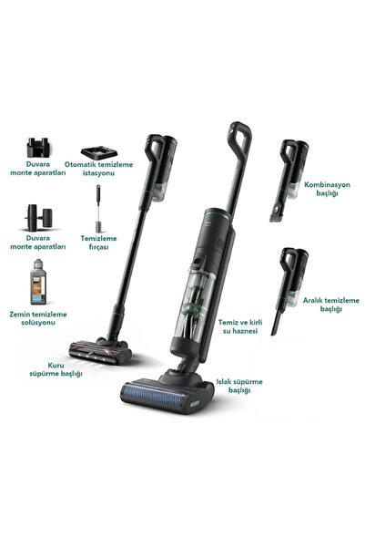 Philips YENİ Aqua Trio Islak&kuru  7000 Serisi Kablosuz Sarjlı Süpürge