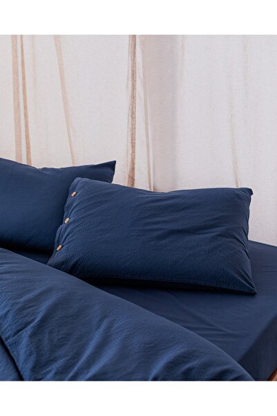 Madame Coco Linda Doppeltes waschbares Seersucker-Bettbezug-Set