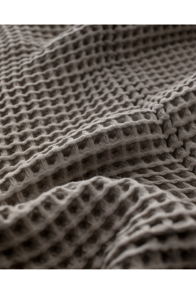 Madame Coco Beatrice Einzel-Tagesdecke aus 100 % Baumwolle, Beige