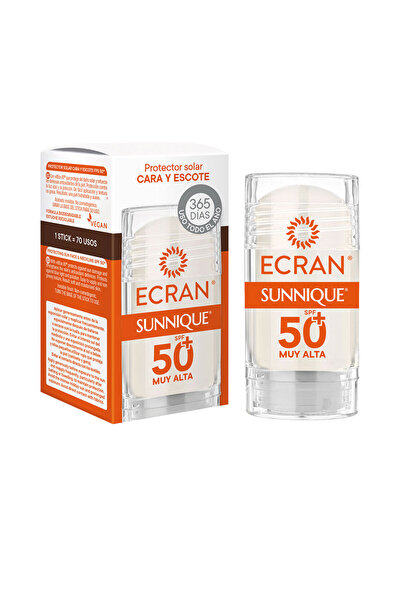 Ecran Sunnique Gesicht Und Dekolleté Spf50+ Stick 30 ml