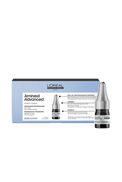 L'oreal Professionnel Aminexil Advanced Ampullen Angereichert Mit Dermatologischen Wirkstoffen Für Das Haar 10 X L'Oréal