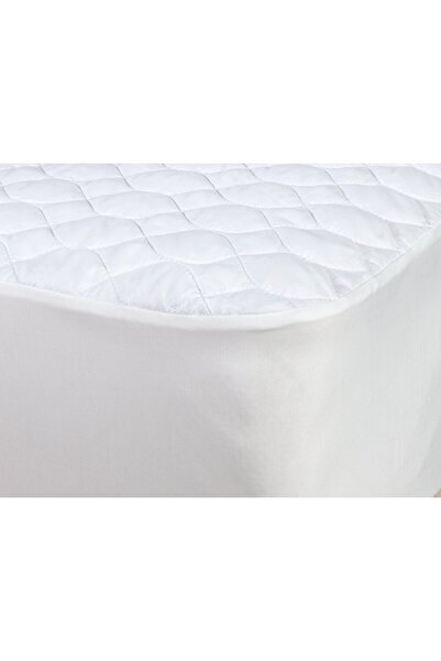 Madame Coco Eleta Gesteppte Spannbettlaken für Kingsize-Betten, Weiß