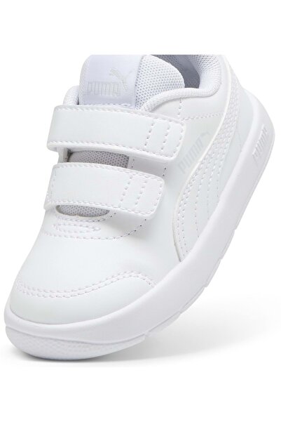 Puma Courtflex V3 V Inf 310252 Ortopedik Bebek Çocuk Spor Ayakkabı BEYAZ