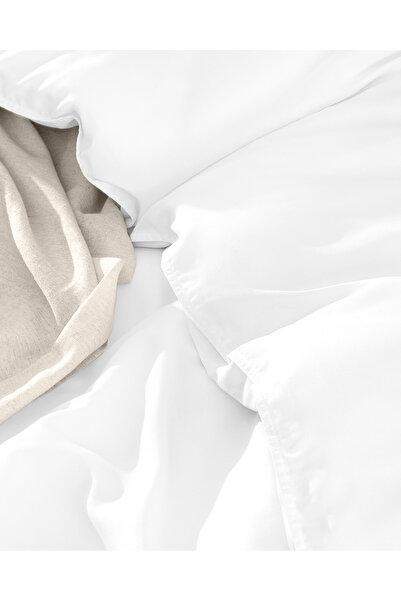 Madame Coco Loire King Size Tencel Bettbezug-Set (TENCEL:trade_mark:) - Weiß