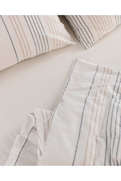 Madame Coco Henri, einfädig gefärbtes Bettbezug-Set