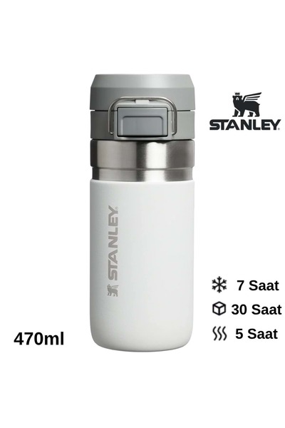 Stanley Unisex bílá láhev na vodu s rychlým otevíráním .47l / 16oz Frost Termos 10-09148-105-Buzbyz