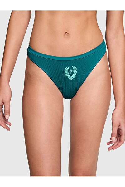 PINK Seamless Derin Bacak Kesim Tanga