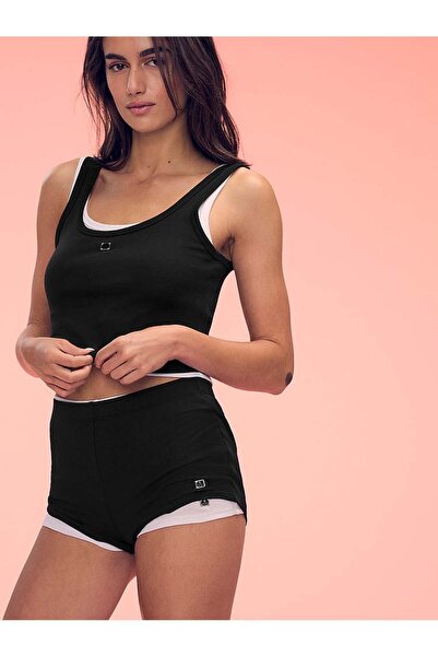 Victoria's Secret %100 Pamuklu Atlet Şort Pijama Takımı