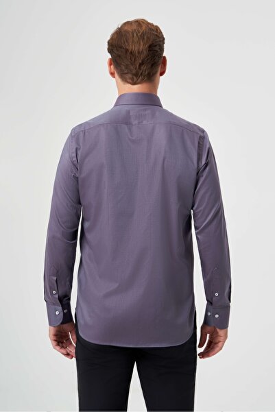 Bisse Regular Fit Klasik Füme Erkek Gömlek