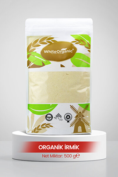 White Organic Organik Bebek İrmiği 500 Gr İnce İrmik Ekonomik Paket