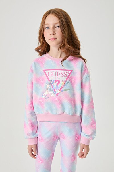 Guess BG Store Girl's Patterned Sweatshirt