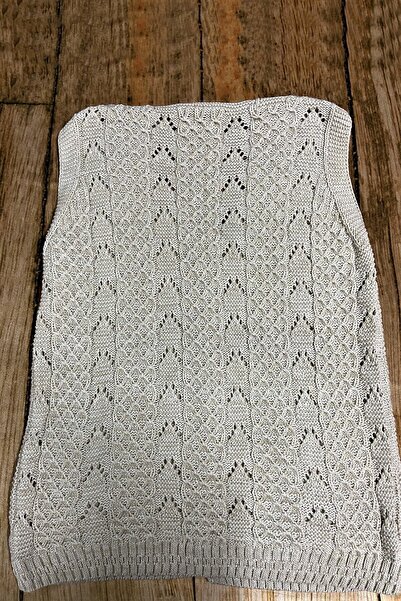 Çt Çeyizci Tekstil Çeyizlik Yelek, Simsiz Yelek, Örgülü Yelek, Hediyelik Yelek, Gelin Yeleği - Geniş Beden - Ekru