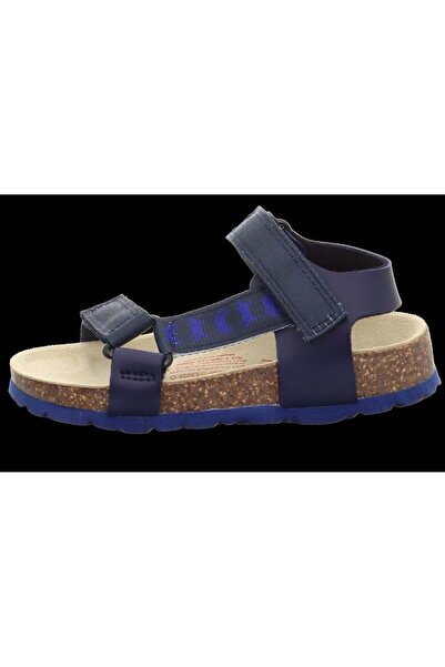 Superfit Blue Leather Boys' Flat Sandals
