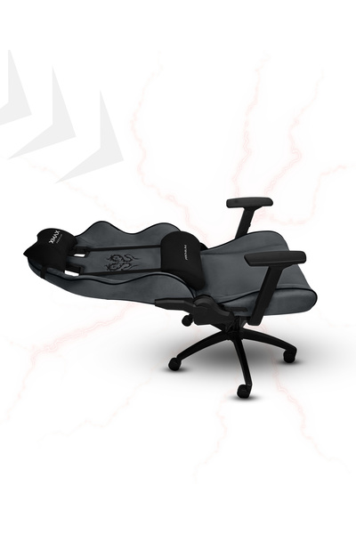 XMAX / Rio Balerion Koyu Plaza Grisi Kadife Terletmez Kumaş Gaming Oyuncu Koltuğu / 120 Kg Taşır