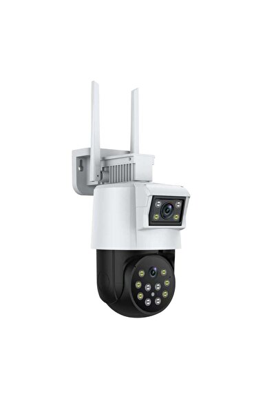 rxr C102-WF Wi-Fi Dış Ortam Çift Lensli 3+3 MP 360° PTZ Gece Görüşlü Akıllı G...