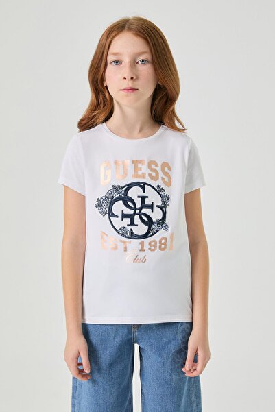 Guess Bg Store Girl's White Tshirt