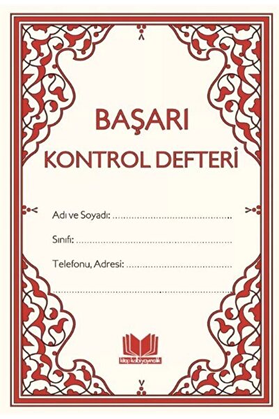 Kitap Kalbi Yayıncılık Başarı Kontrol Defteri
