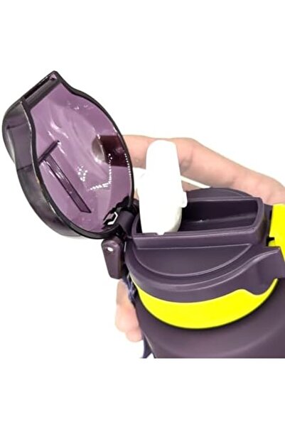 Twisoo BPA Free Tritan Leak Proof Water Bottle with Infuser Strainer and Time Markers - Motivational