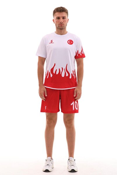 Genel Markalar R0120 Alevli Türkiye Forma Takımı (TEK KELİME İSİM YAZILIR)