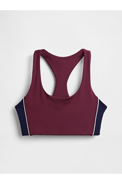 GAP Kadın Bordo GapFit Power Medium Impact Spor Sütyeni