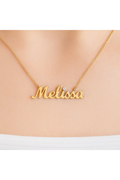 Ariş Pırlanta İsim Altın Kolye (İstenilen İsimde Yapılabilir)