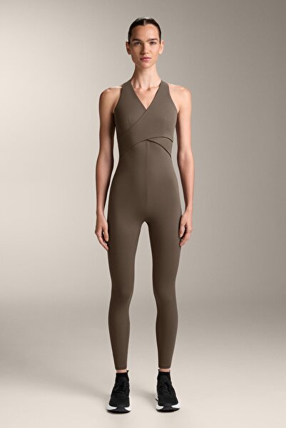 Oysho Comfortlux çapraz uzun tulum