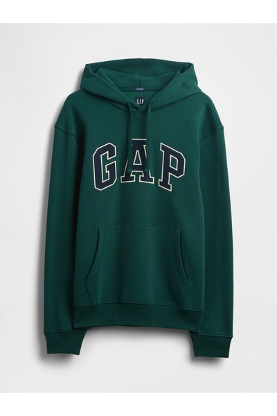 GAP Erkek Yeşil Logo Vintage Sweatshirt