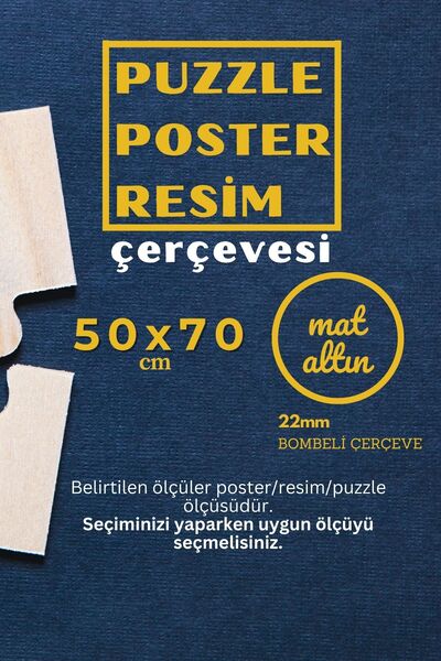 AtlasSG 22lik ESKİTME ALTIN Puzzle 1000 Poster Resim Çerçevesi PVCli Postersi...