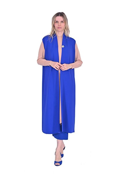 Invee Invee 6136 Knitwear Vest - Sax