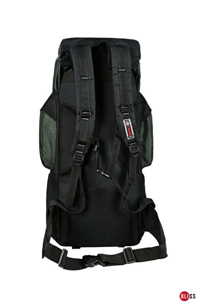 Bliss Professional Khaki 85+10 Liter Water Resistant Mountaineer & Camping Bag with Back Support