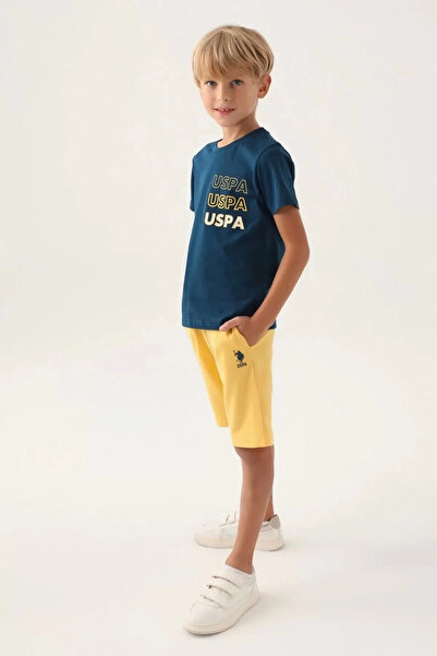 U.S. Polo Assn. ΒΑΣΗ. Polo Assn Licensed Polo Boy's Bermuda Suit