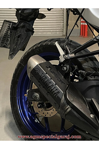 Asil Yamaha Mt-25 R-25 2016-2024 Uyumlu Egzoz Koruma Kapak