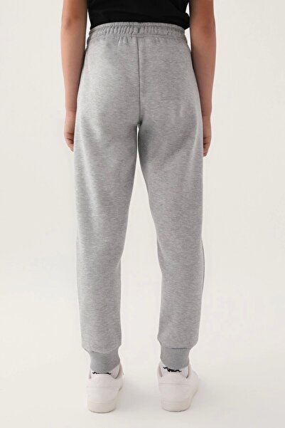 Kappa Gray Waist Lace Pocket Melange Boy's Sweatpants