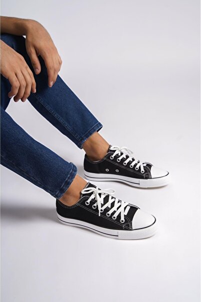 Mubiano Mbcvs200S Flat Sole Lace-Up Men's Black Cloth Sports Shoes & Sneakers