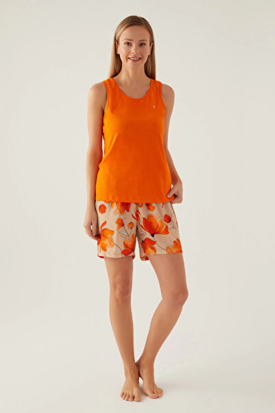 Pierre Cardin Short Orange Women's Shorts Set