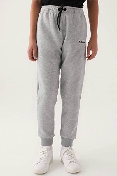 Kappa Gray Waist Lace Pocket Melange Boy's Sweatpants