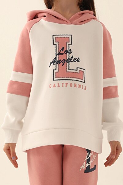 Rolypoly Los Angeles Beyaz Kız Çocuk Eşofman Takımı